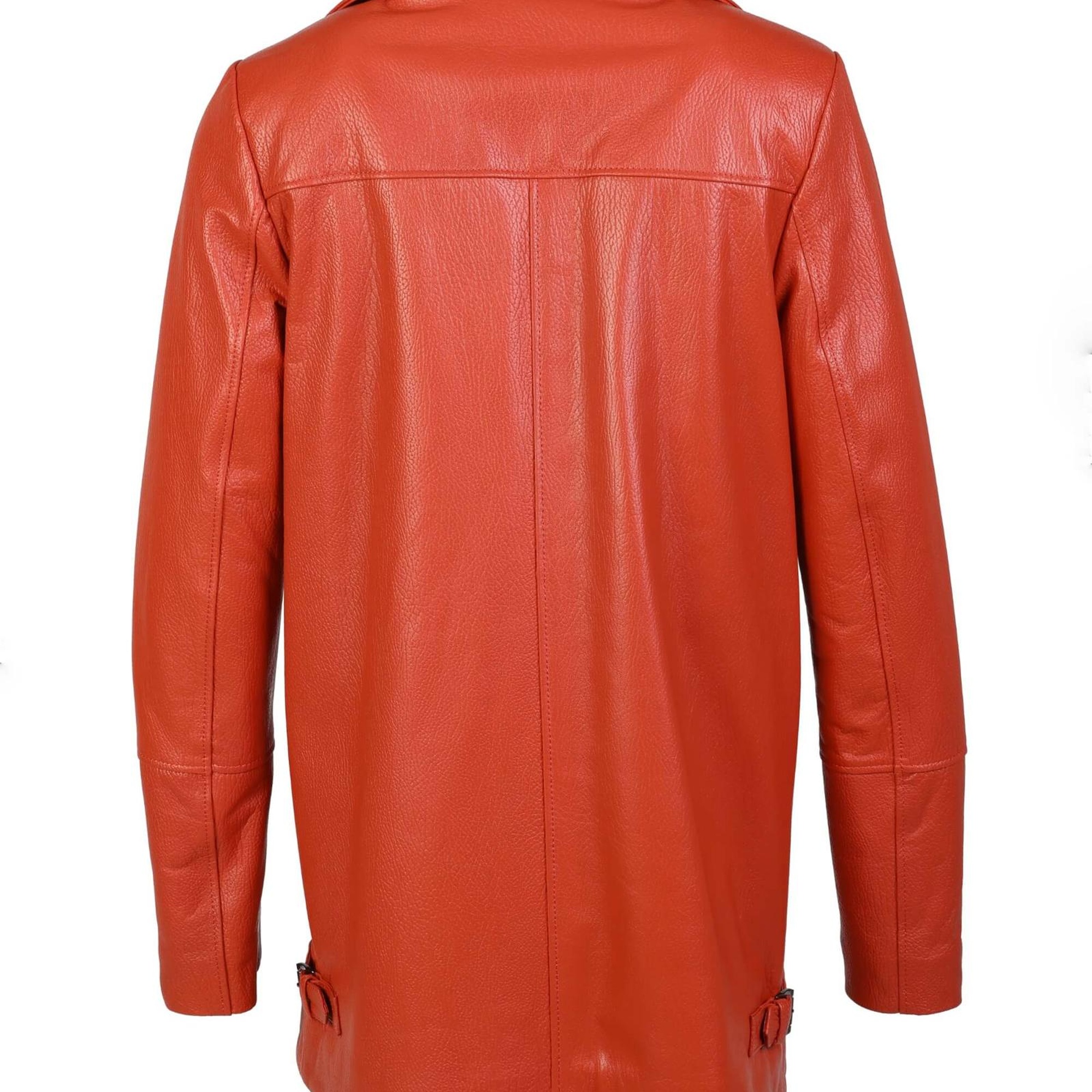 Tamer Tanca Kadın Hakiki Deri Narçiçeği Deri Mont