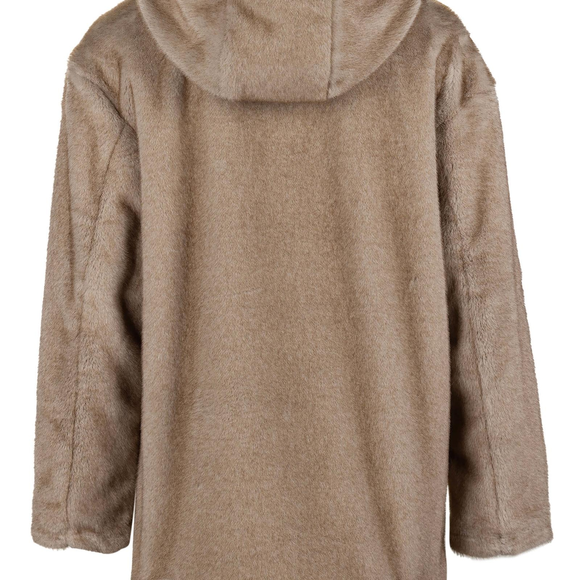 Tamer Tanca Kadın Peluş Vizon  Kumaş Mont Deri Mont