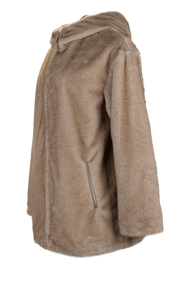  Tamer Tanca Kadın Peluş Vizon  Kumaş Mont Deri Mont