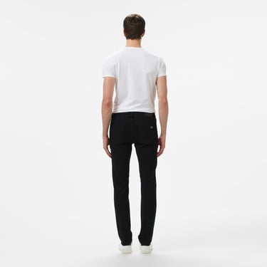  Lacoste Erkek Slim Fit Siyah Jean Pantolon