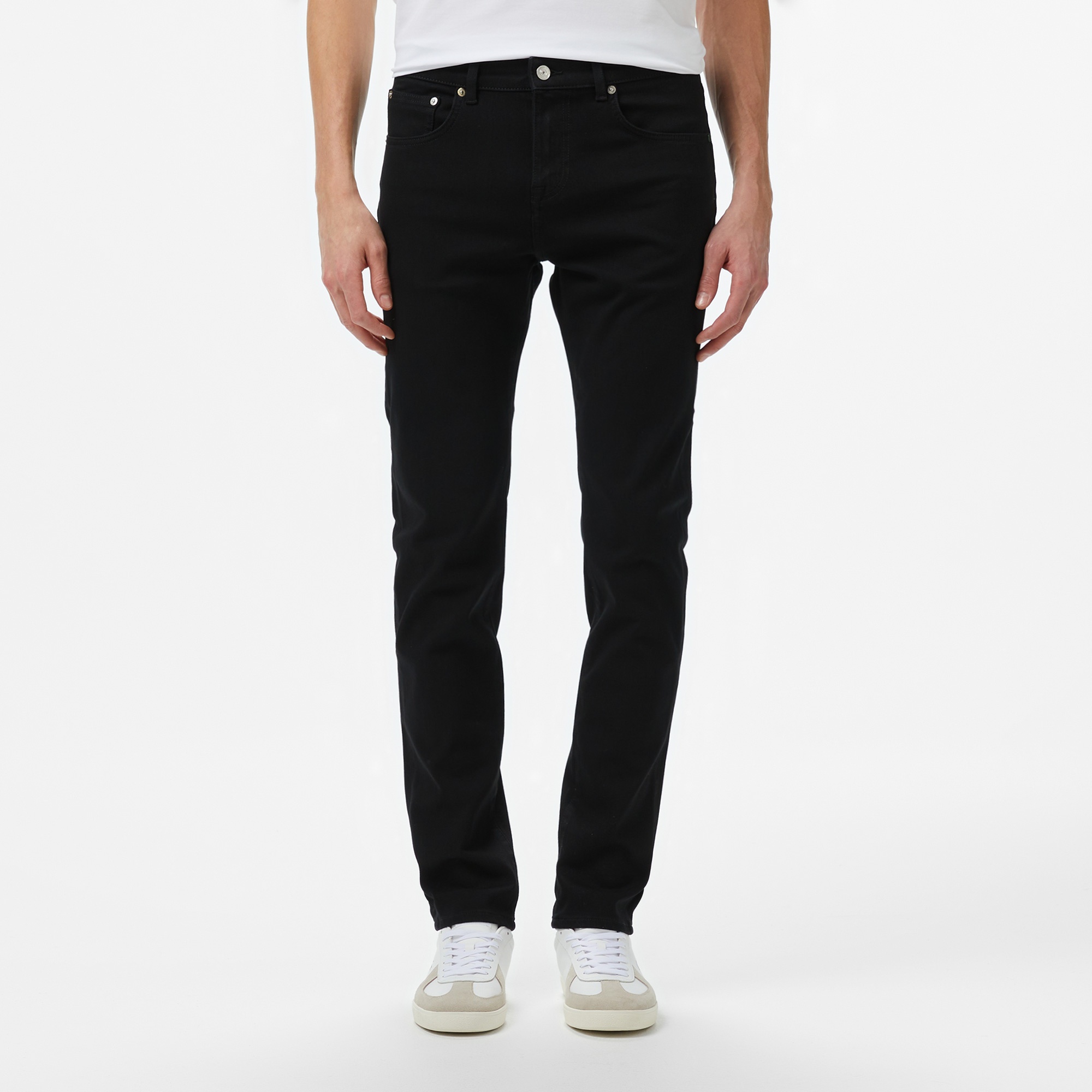 Lacoste Erkek Slim Fit Siyah Jean Pantolon