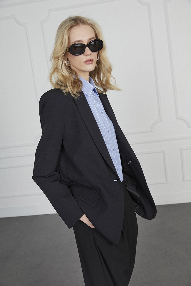  Beli Büzgülü Ceket