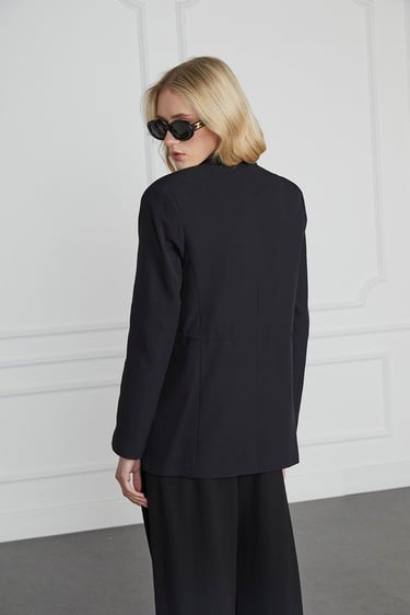  Beli Büzgülü Ceket