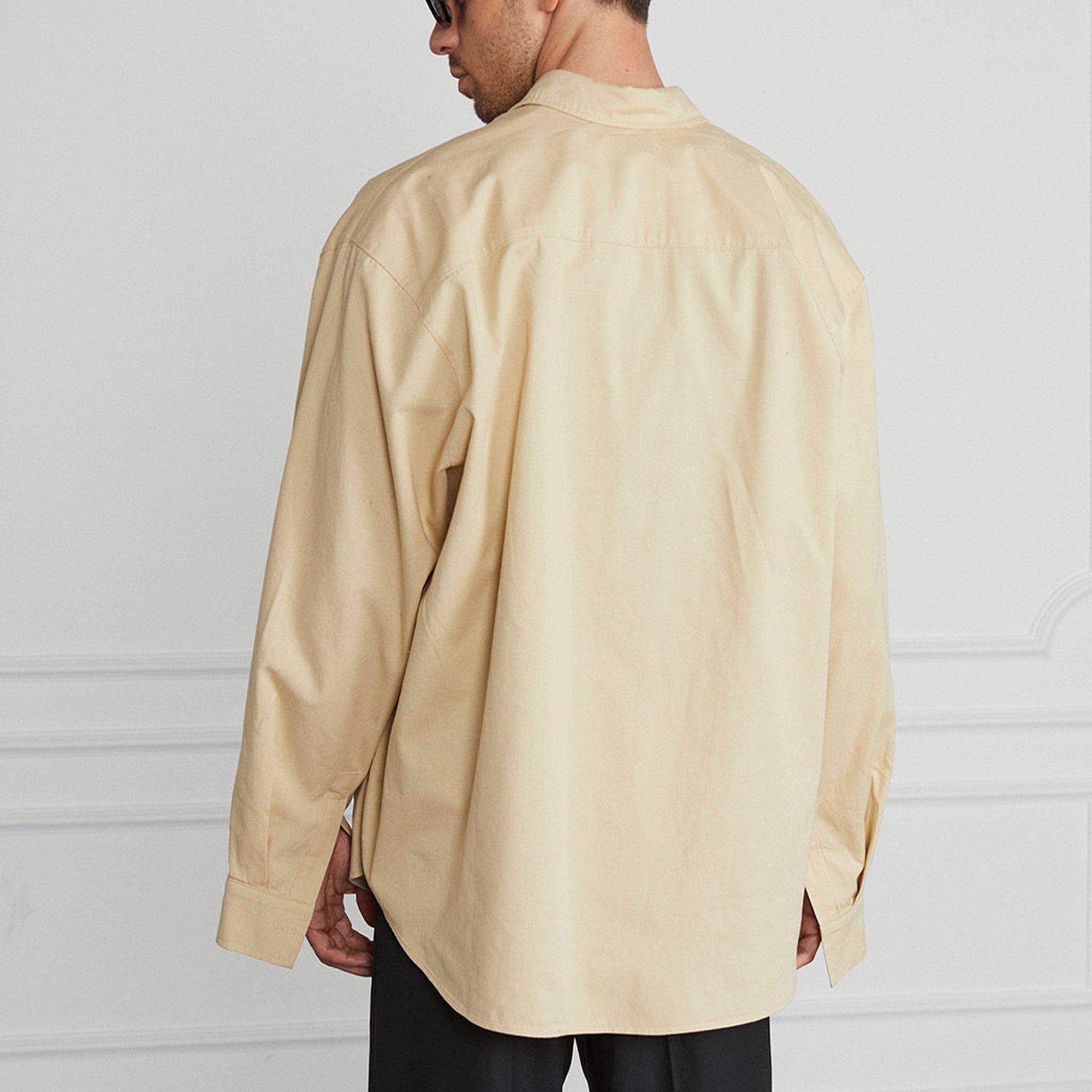 Oversize Gabardin Gömlek