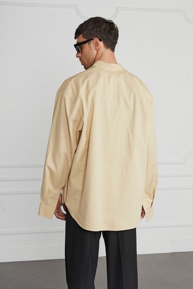  Oversize Gabardin Gömlek