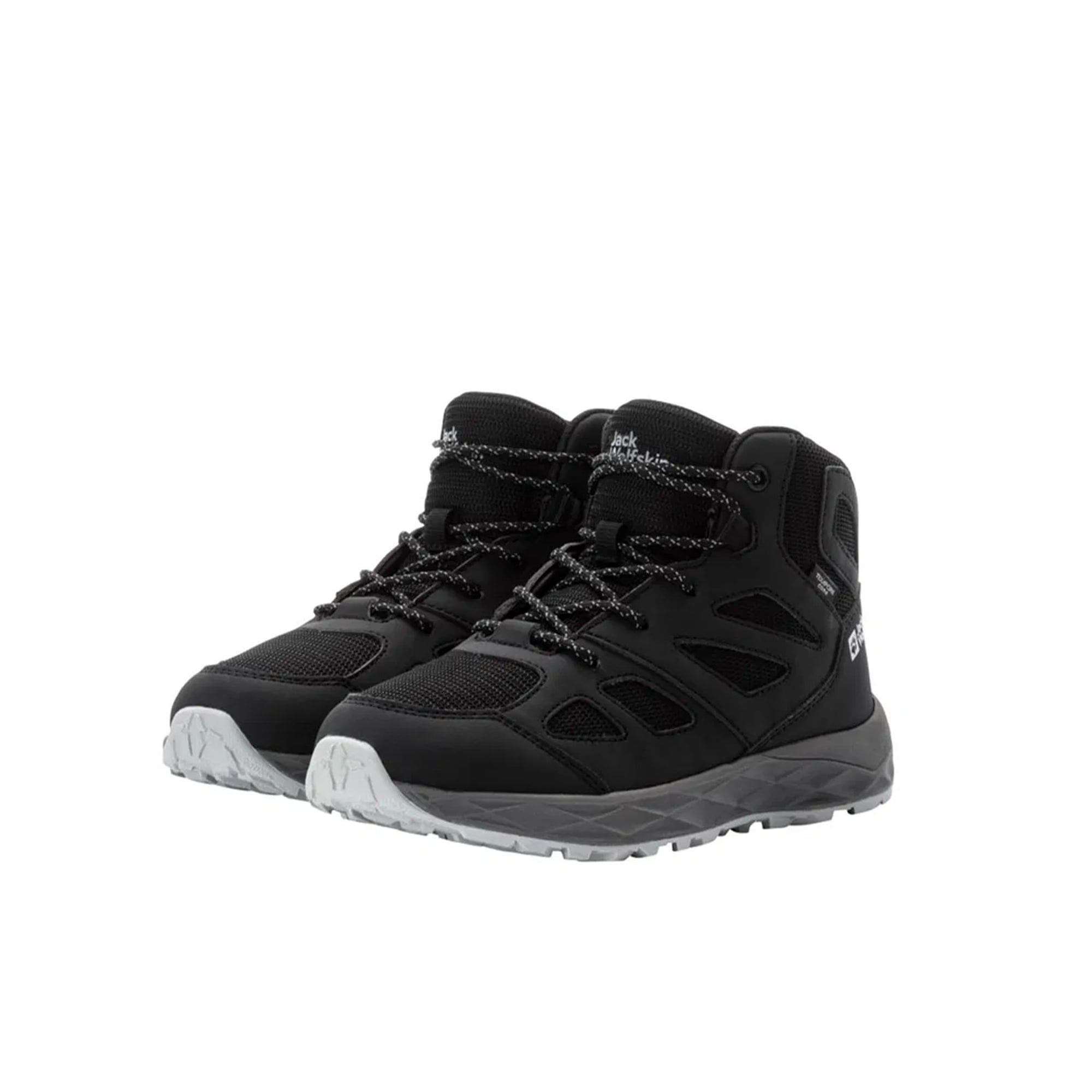 Jack Wolfskin Woodland 2 Texapore Mid K Unisex Çocuk Gri Bot