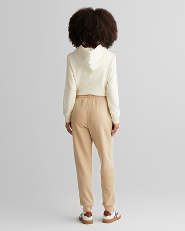  GANT Kadın Bej Regular Fit Logolu Eşofman Altı