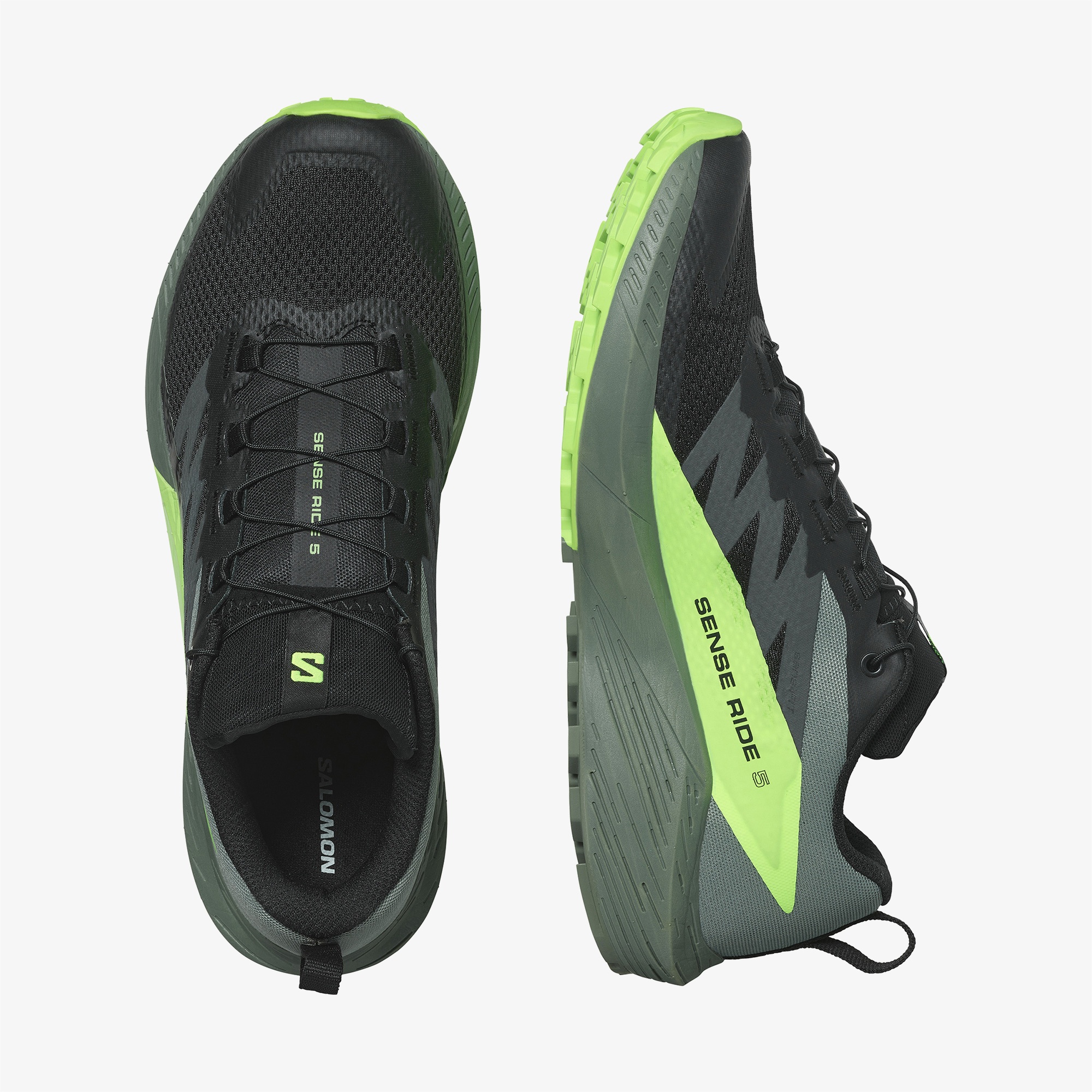 Salomon Sense Ride 5 Erkek Yeşil Koşu Ayakkabısı