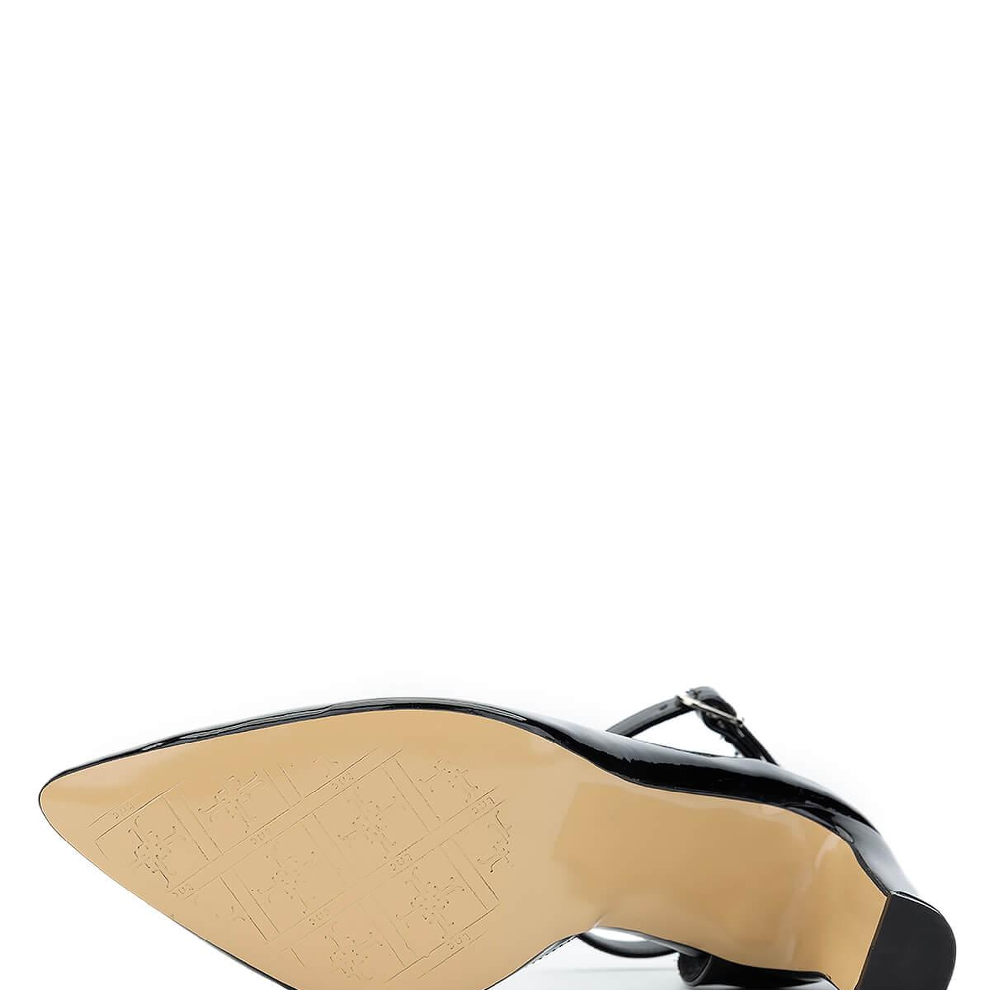 Tamer Tanca Kadın Vegan Siyah Rugan Topuklu & Stiletto Ayakkabı