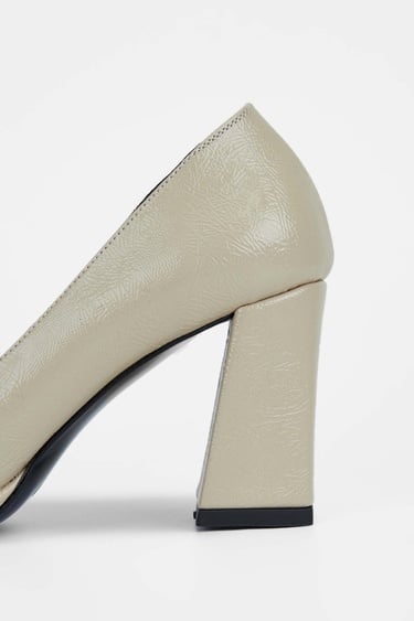  Tamer Tanca Kadın Vegan Bej Topuklu Ayakkabı