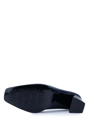  Tamer Tanca Kadın Vegan Lacivert Topuklu Ayakkabı