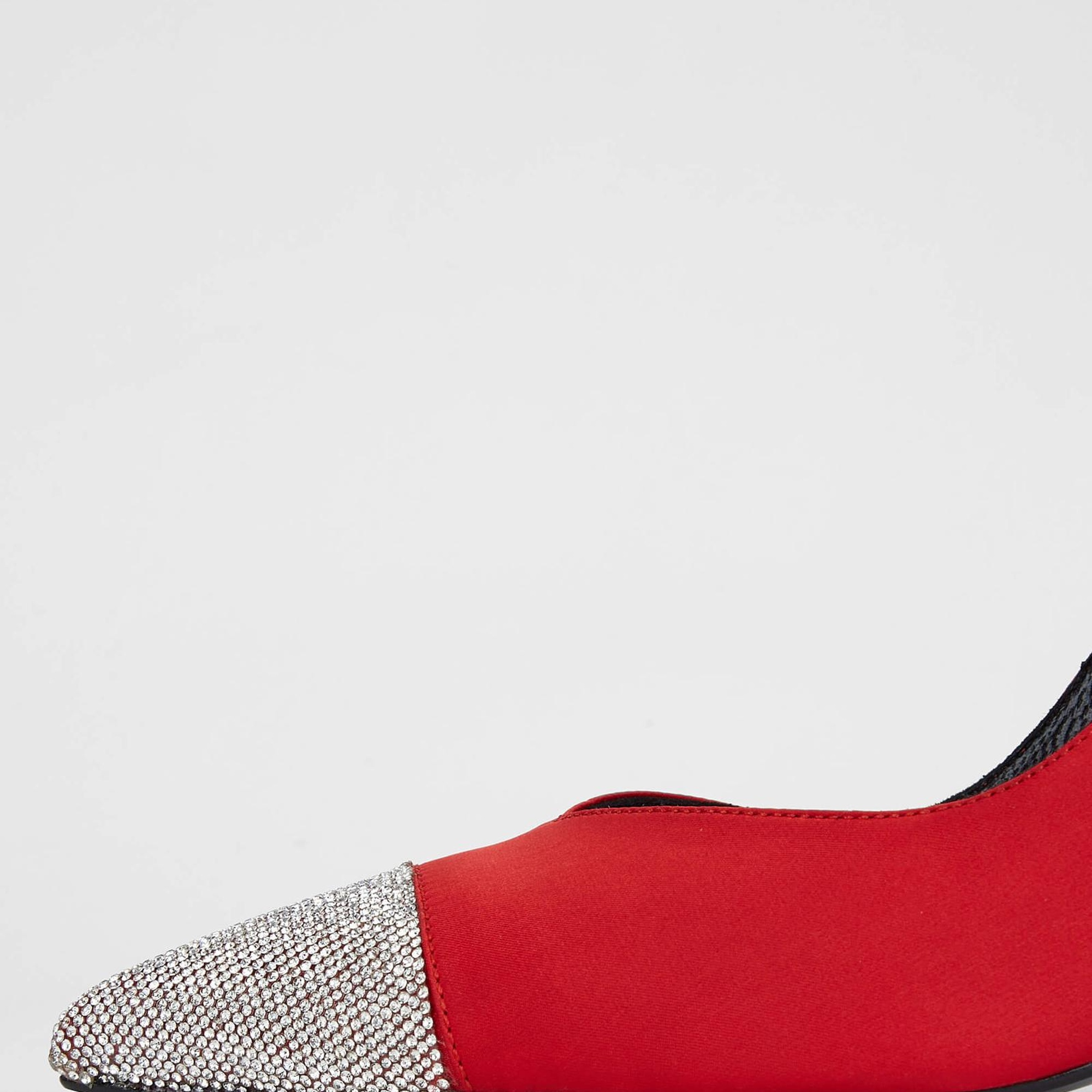 Tamer Tanca Kadın Tekstil Kırmızı Topuklu Ayakkabı