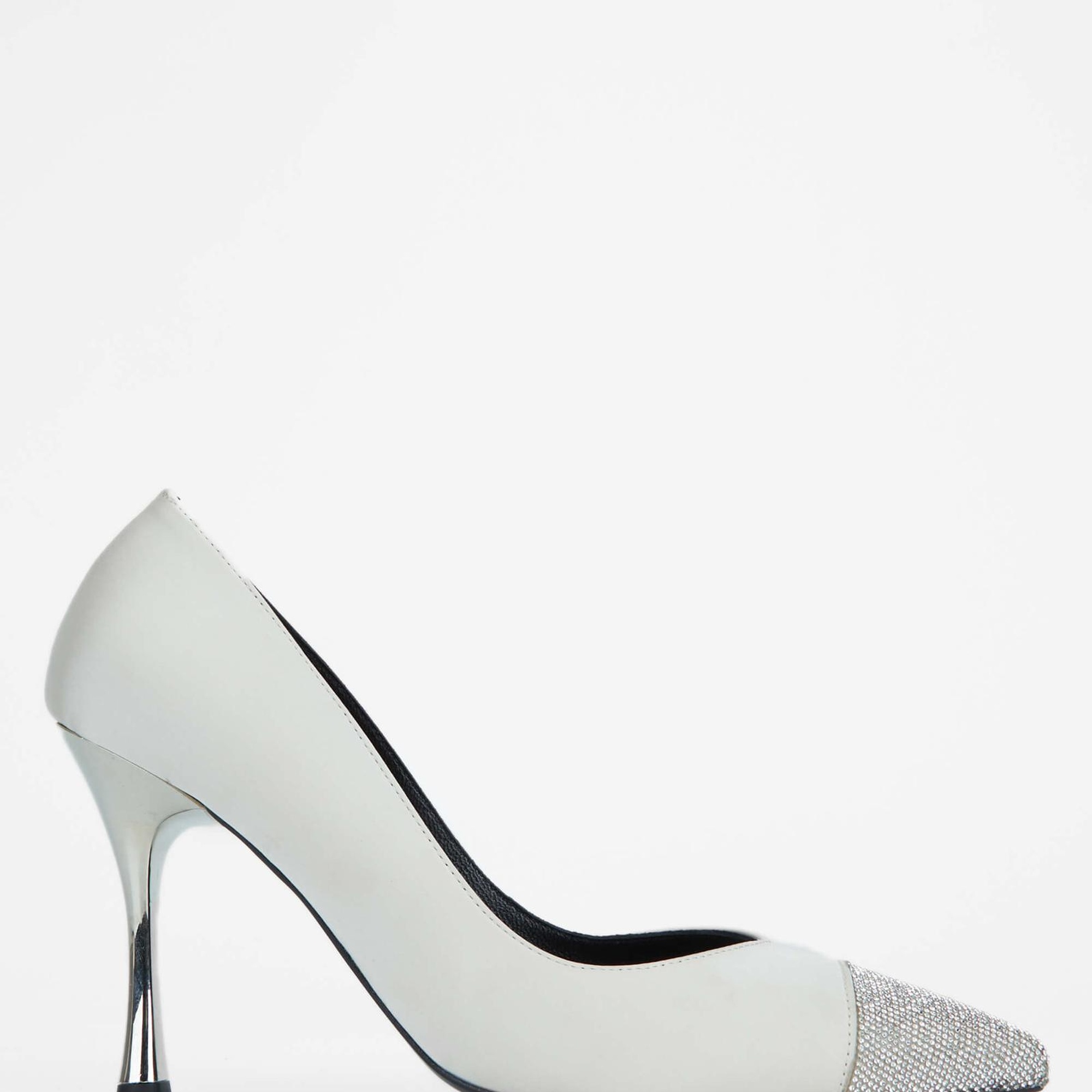 Tamer Tanca Kadın Tekstil Bej Topuklu Ayakkabı