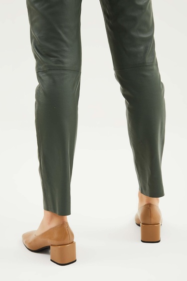  Tamer Tanca Kadın Hakiki Deri Vizon Topuklu Ayakkabı