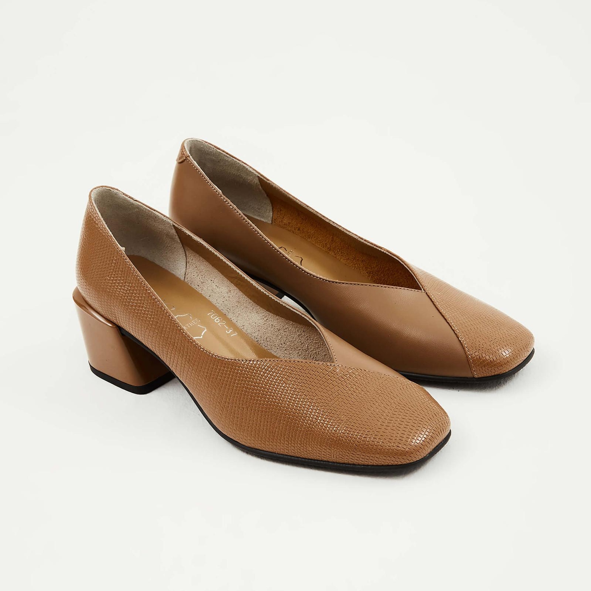 Tamer Tanca Kadın Hakiki Deri Vizon Topuklu Ayakkabı