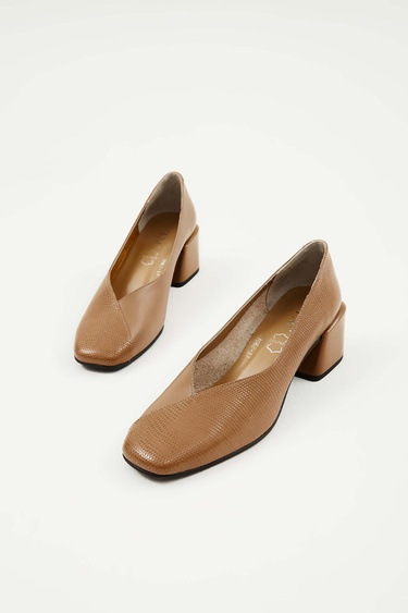  Tamer Tanca Kadın Hakiki Deri Vizon Topuklu Ayakkabı