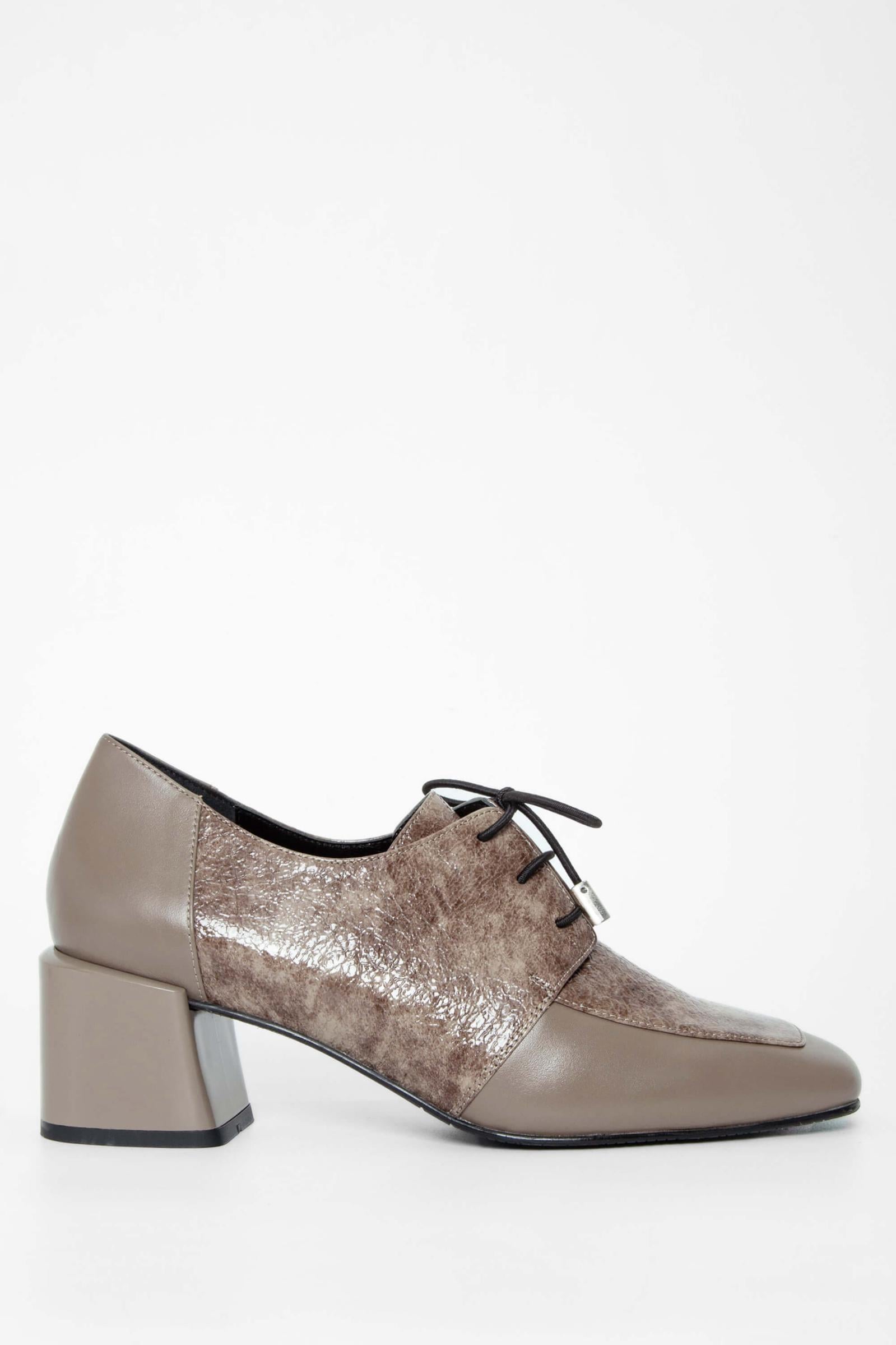  Tamer Tanca Kadın Hakiki Deri Vizon Rugan Topuklu Ayakkabı