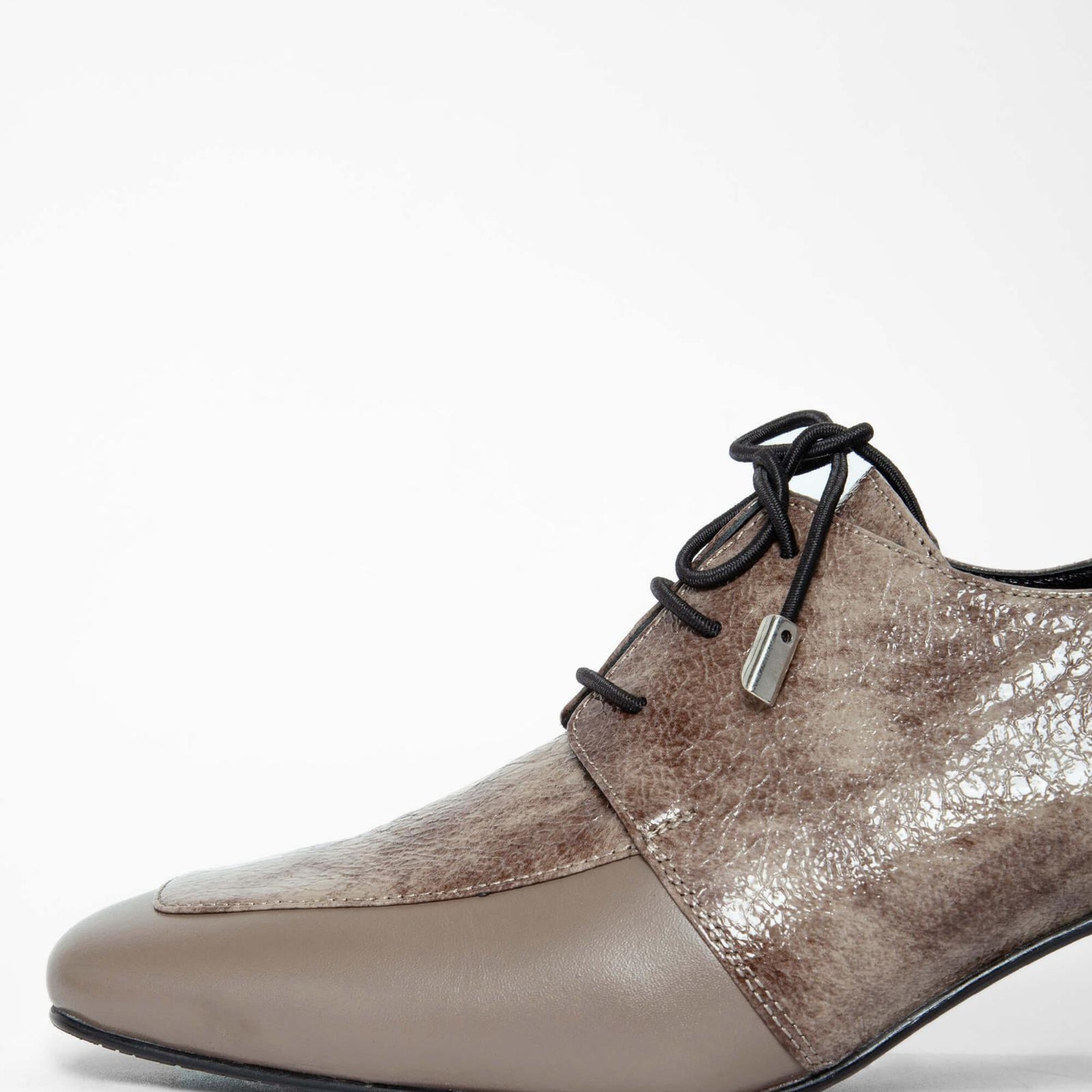 Tamer Tanca Kadın Hakiki Deri Vizon Rugan Topuklu Ayakkabı