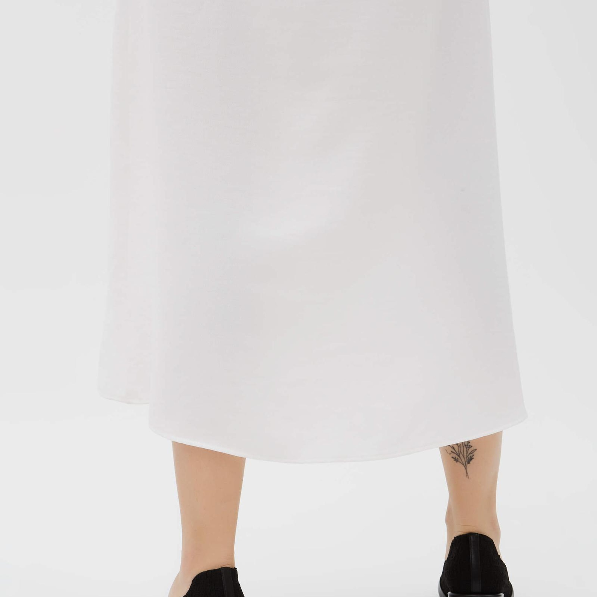 Tamer Tanca Kadın Hakiki Deri Siyah Keten Topuklu Ayakkabı