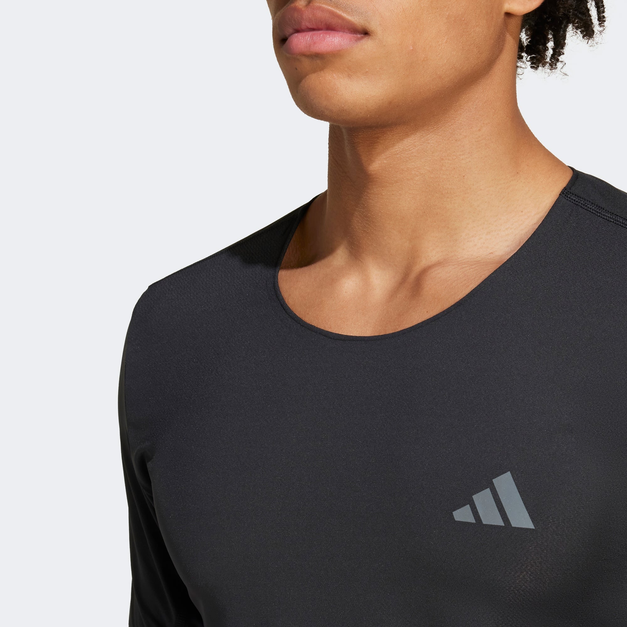 adidas Adizero Erkek Siyah Koşu T-Shirt