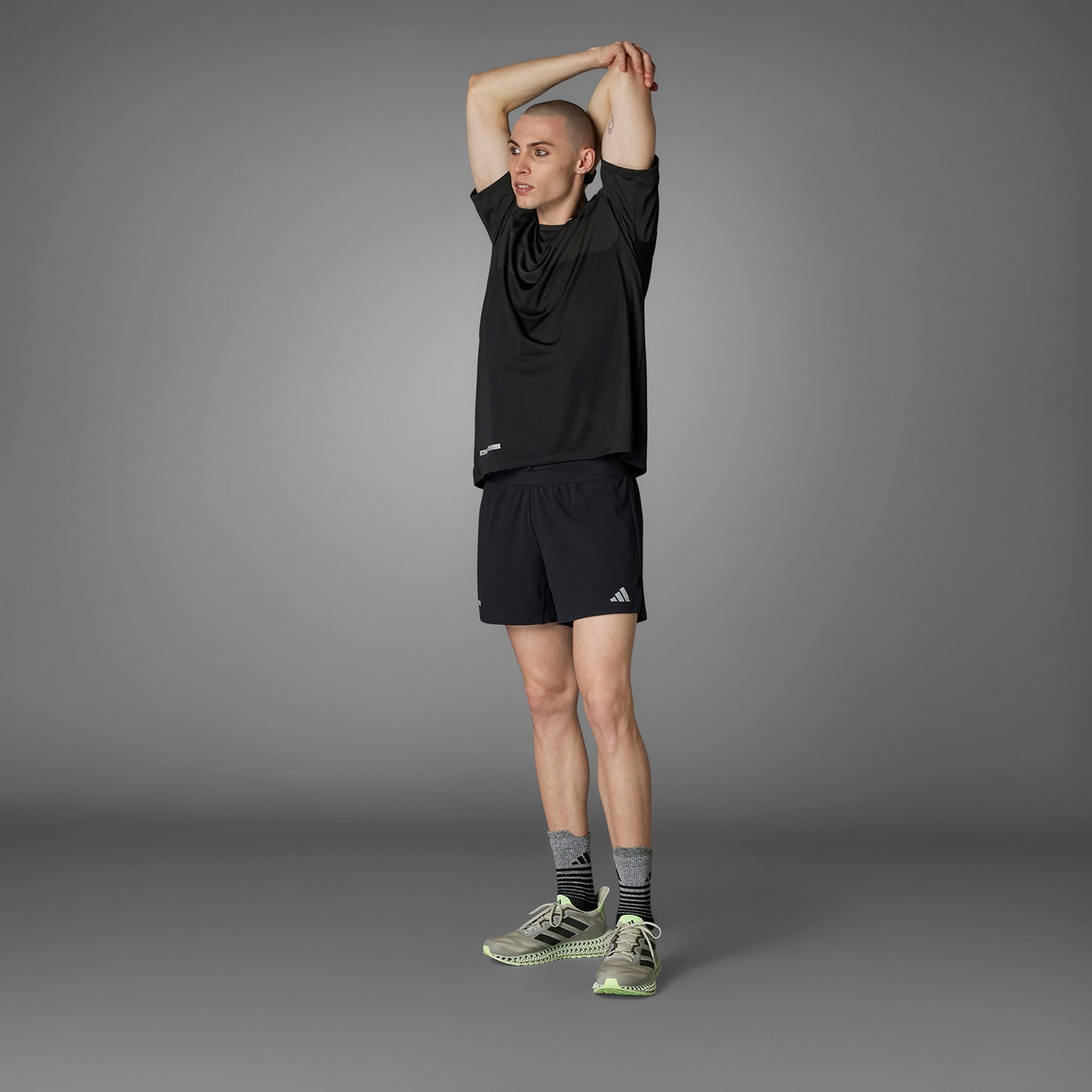 adidas Ultimate HEAT.RDY Erkek Siyah Koşu Şortu