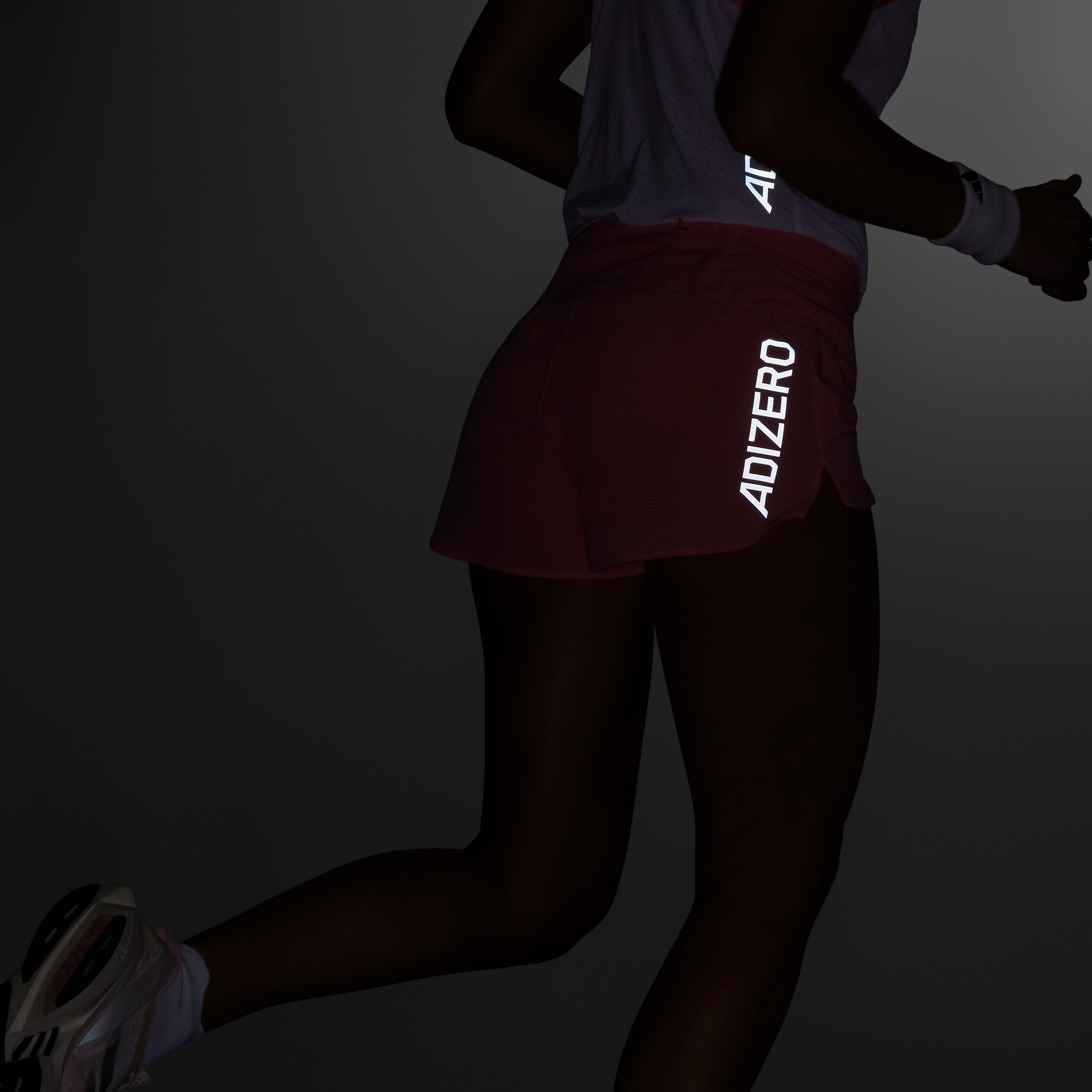 adidas Adizero Gel Kadın Pembe Şort