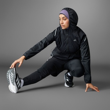  adidas Running Ultimate Kadın Siyah Koşu Ceketi