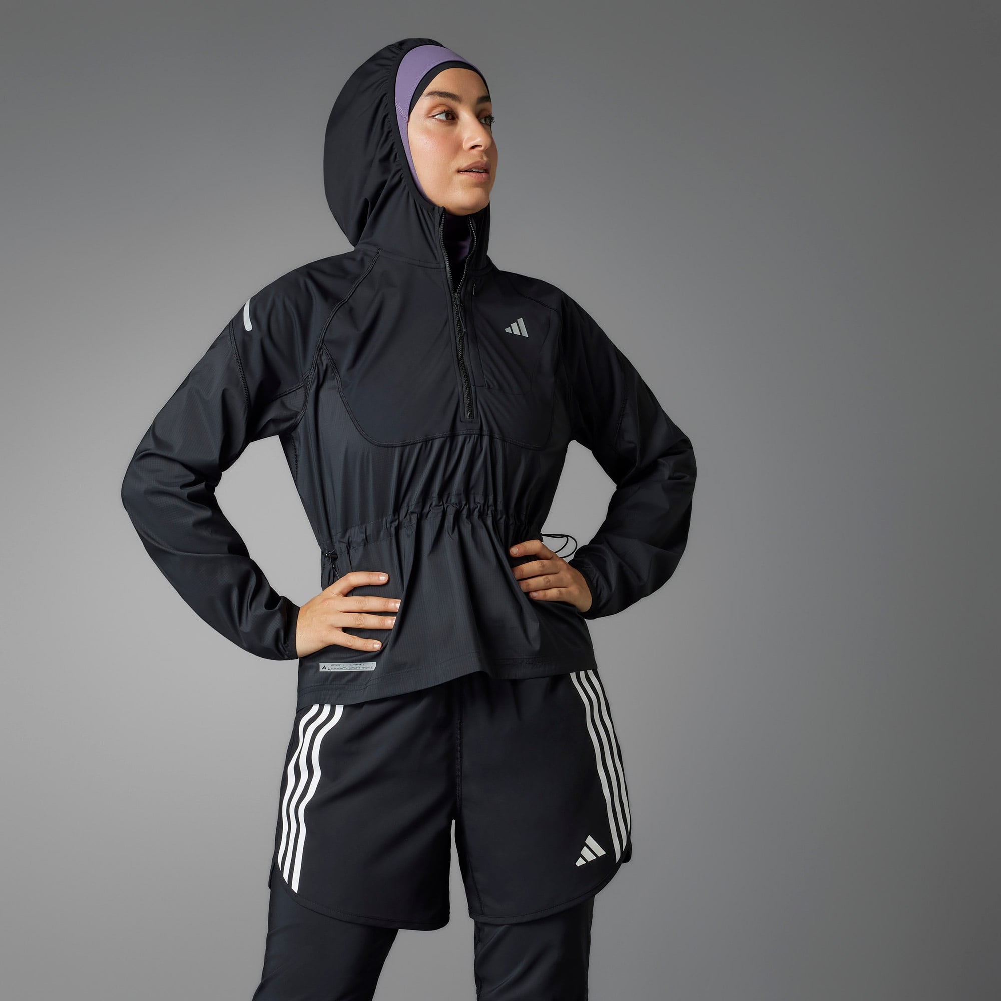 adidas Running Ultimate Kadın Siyah Koşu Ceketi