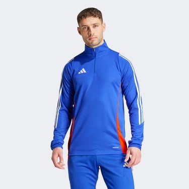  adidas Tiro24 Erkek Mavi Antrenman Üstü