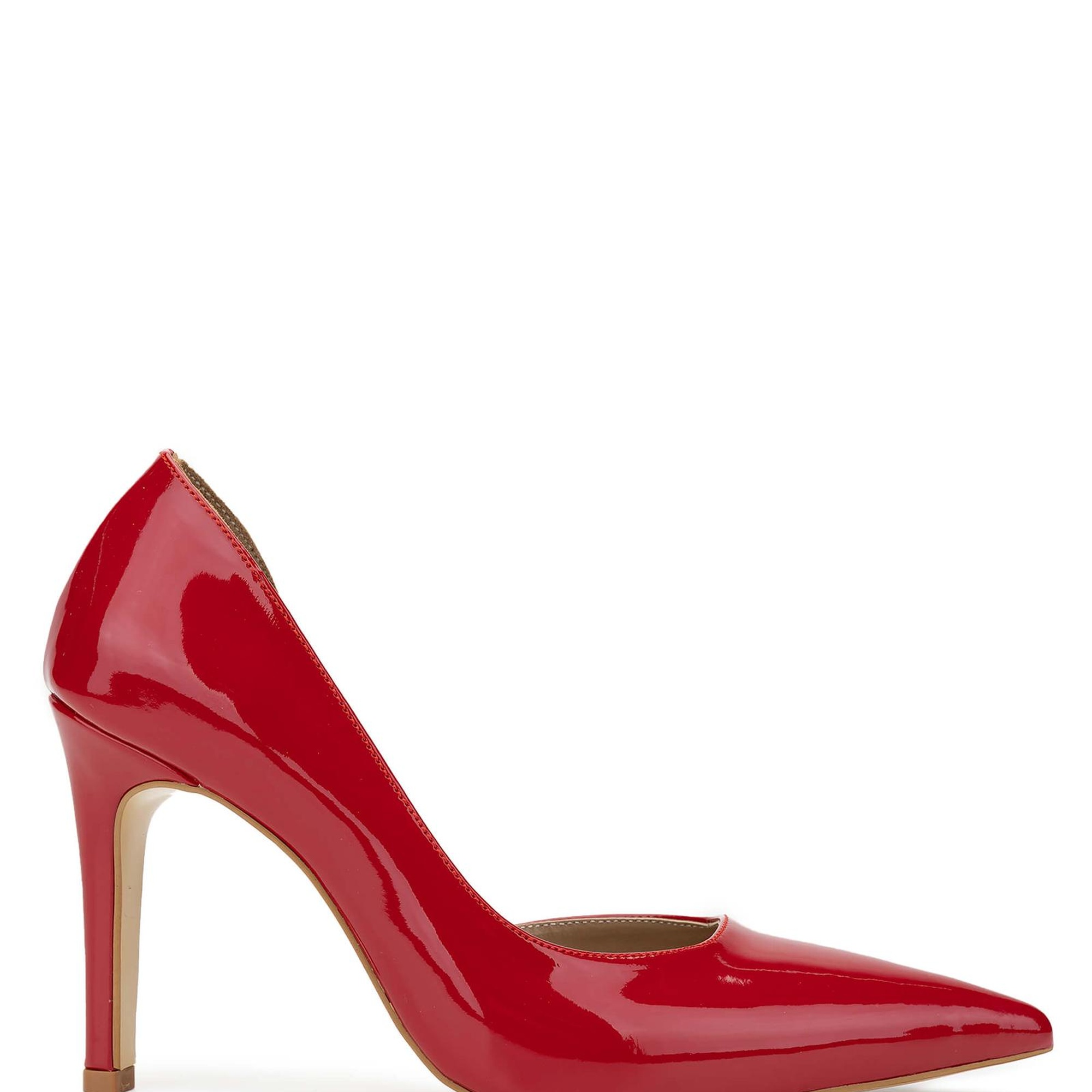 Tamer Tanca Kadın Vegan Kırmızı Rugan Topuklu Ayakkabı