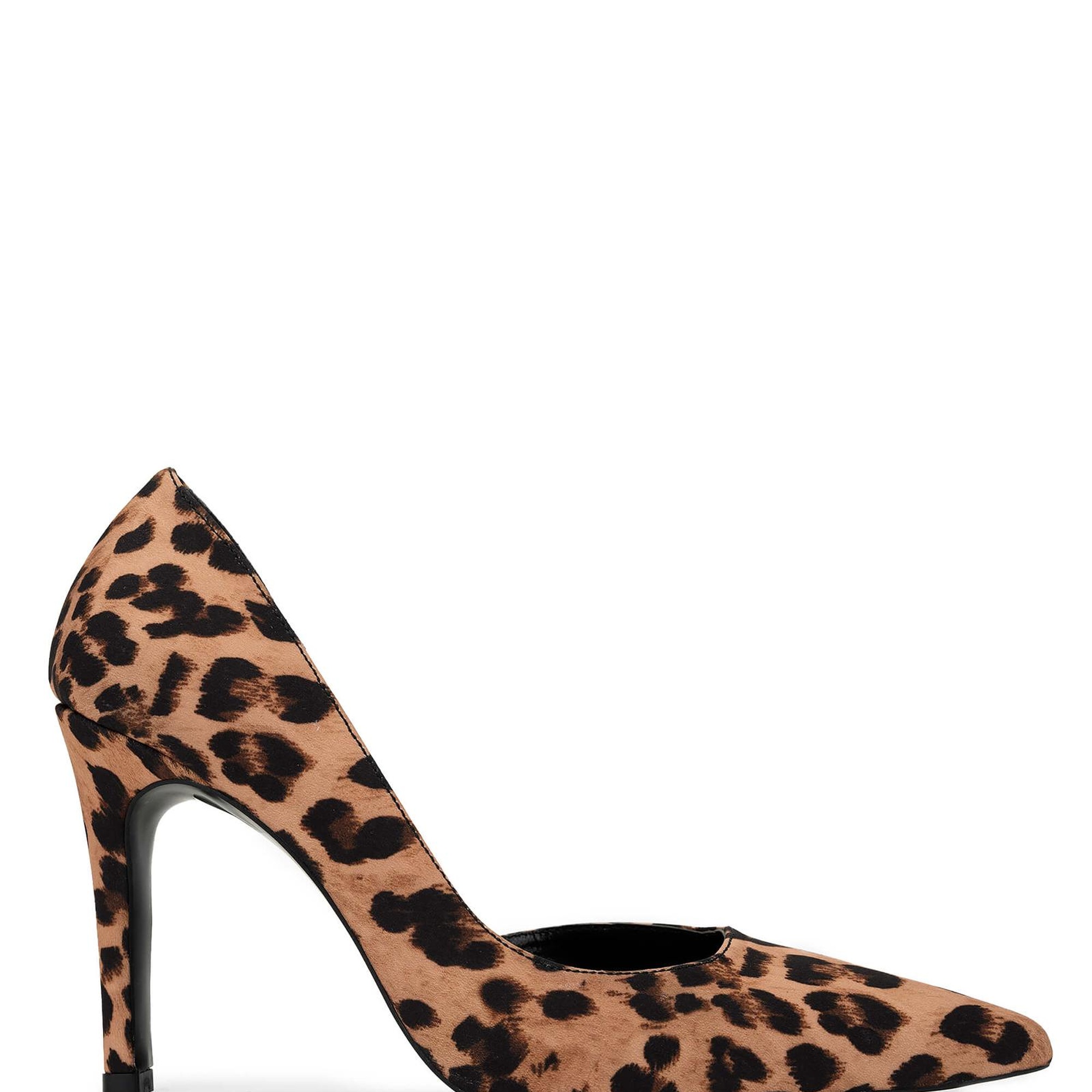 Tamer Tanca Kadın Vegan Leopar Topuklu Ayakkabı