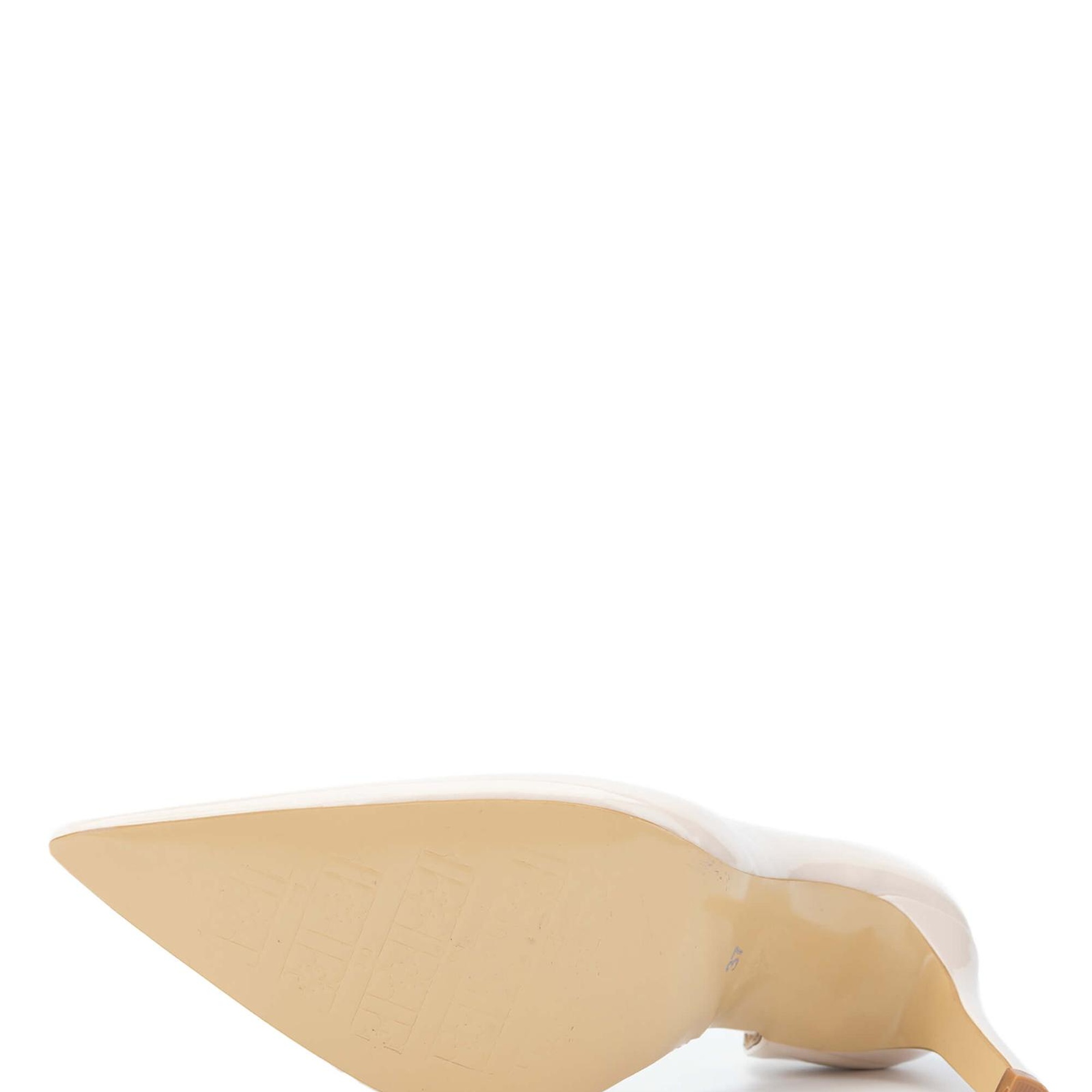 Tamer Tanca Kadın Vegan Bej Topuklu Ayakkabı