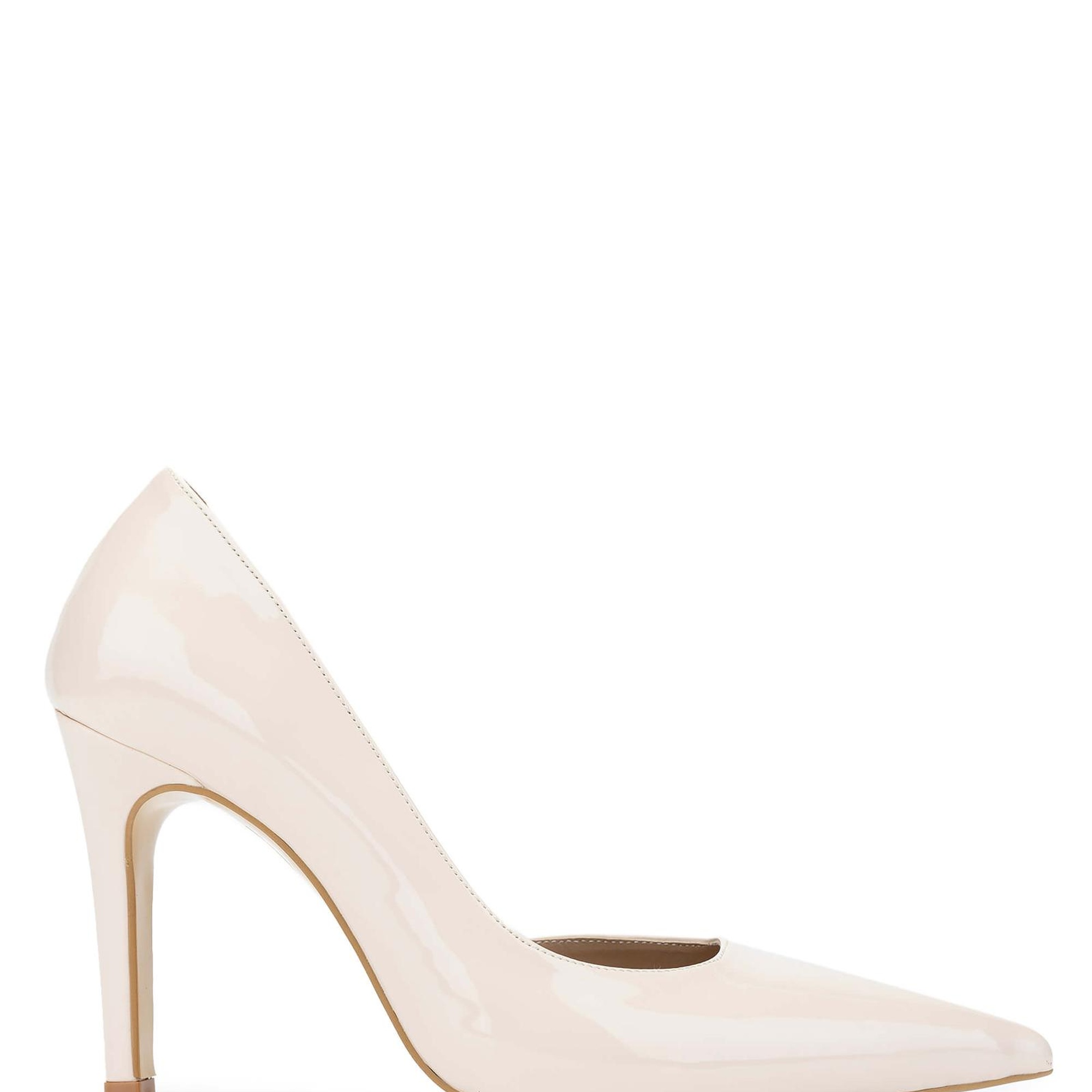 Tamer Tanca Kadın Vegan Bej Topuklu Ayakkabı