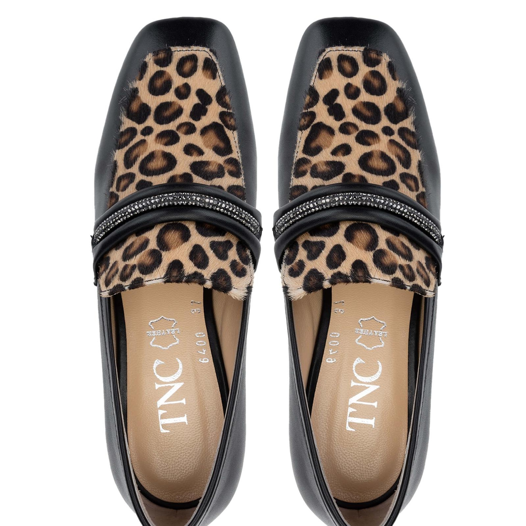 Tamer Tanca Kadın Hakiki Deri Siyah Deri Topuklu Ayakkabı