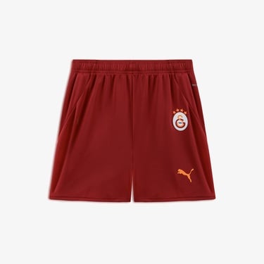  Puma Galatasaray 2024-25 İç Saha Çocuk Kırmızı Futbol Şortu