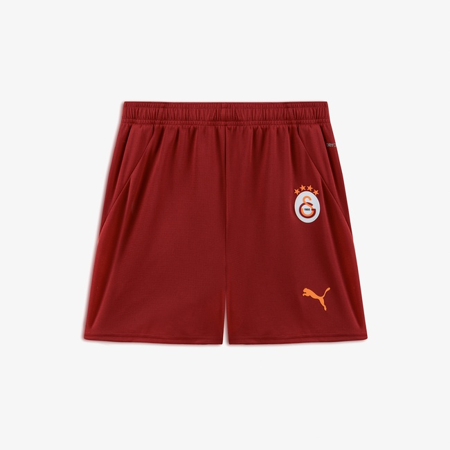  Puma Galatasaray 2024-25 İç Saha Çocuk Kırmızı Futbol Şortu