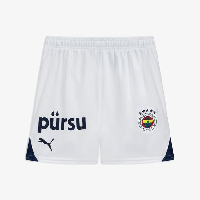  Puma Fenerbahçe SK 24-25 İç Saha Çocuk Beyaz Futbol Şortu