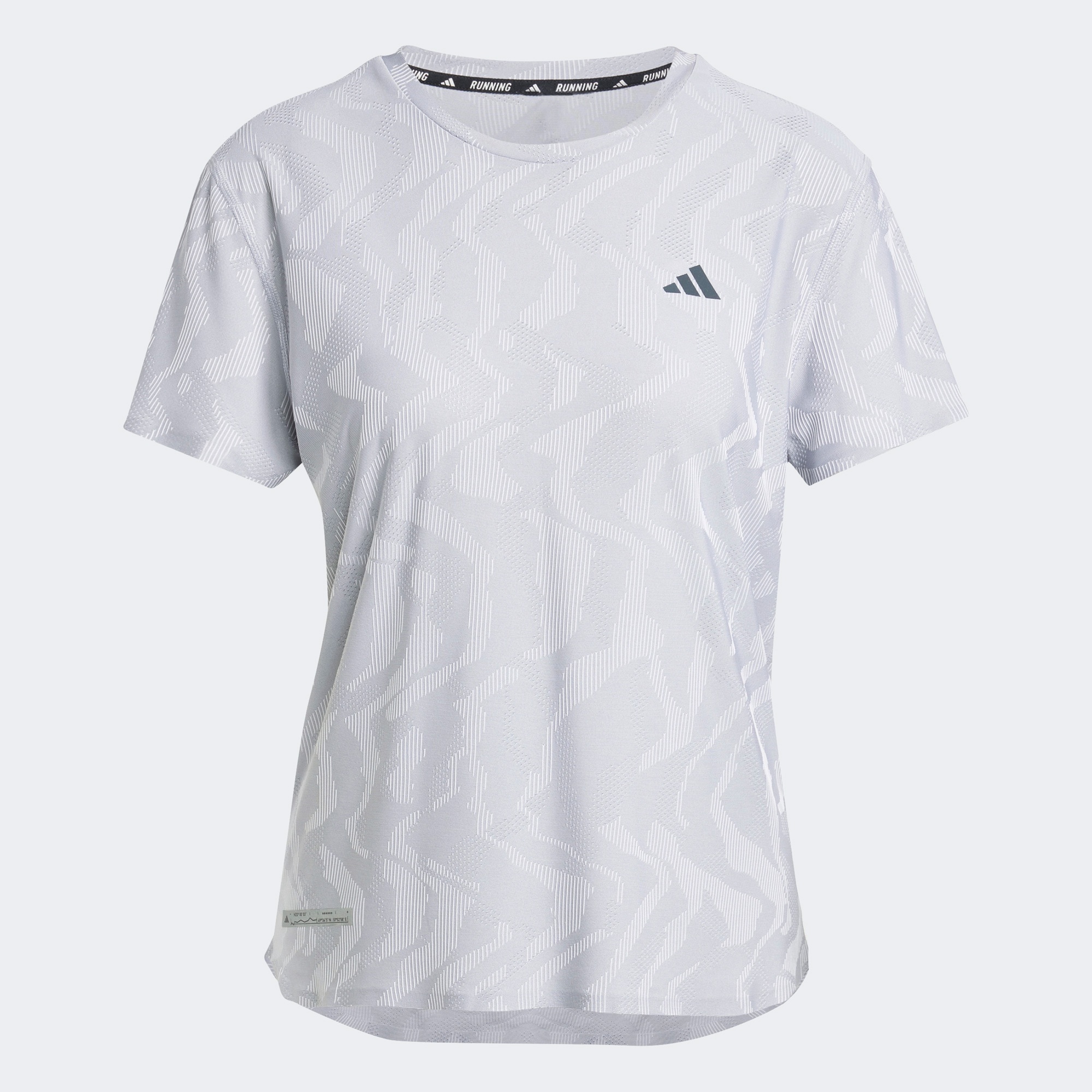 adidas Ultimate HEAT.RDY Engineered Kadın Gri Koşu T-Shirt