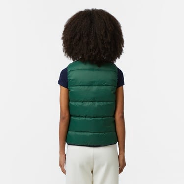  Kadın Kapitone Regular Fit Dik Yaka Çift Taraflı Lacivert Yelek