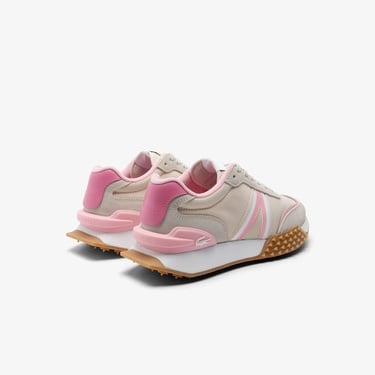  Lacoste L-Spin Deluxe Kadın Bej Sneaker
