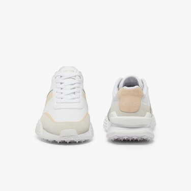  Lacoste L-Spin Deluxe Kadın Beyaz Sneaker