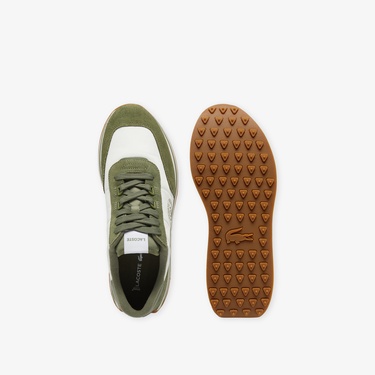  Lacoste L-Spin Erkek Yeşil Sneaker