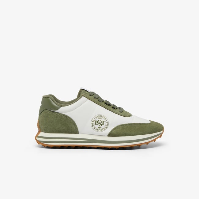  Lacoste L-Spin Erkek Yeşil Sneaker