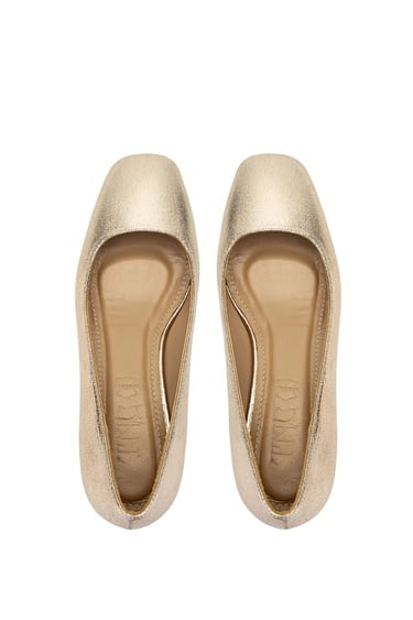  Tamer Tanca Kadın Hakiki Deri Sarı Topuklu Ayakkabı