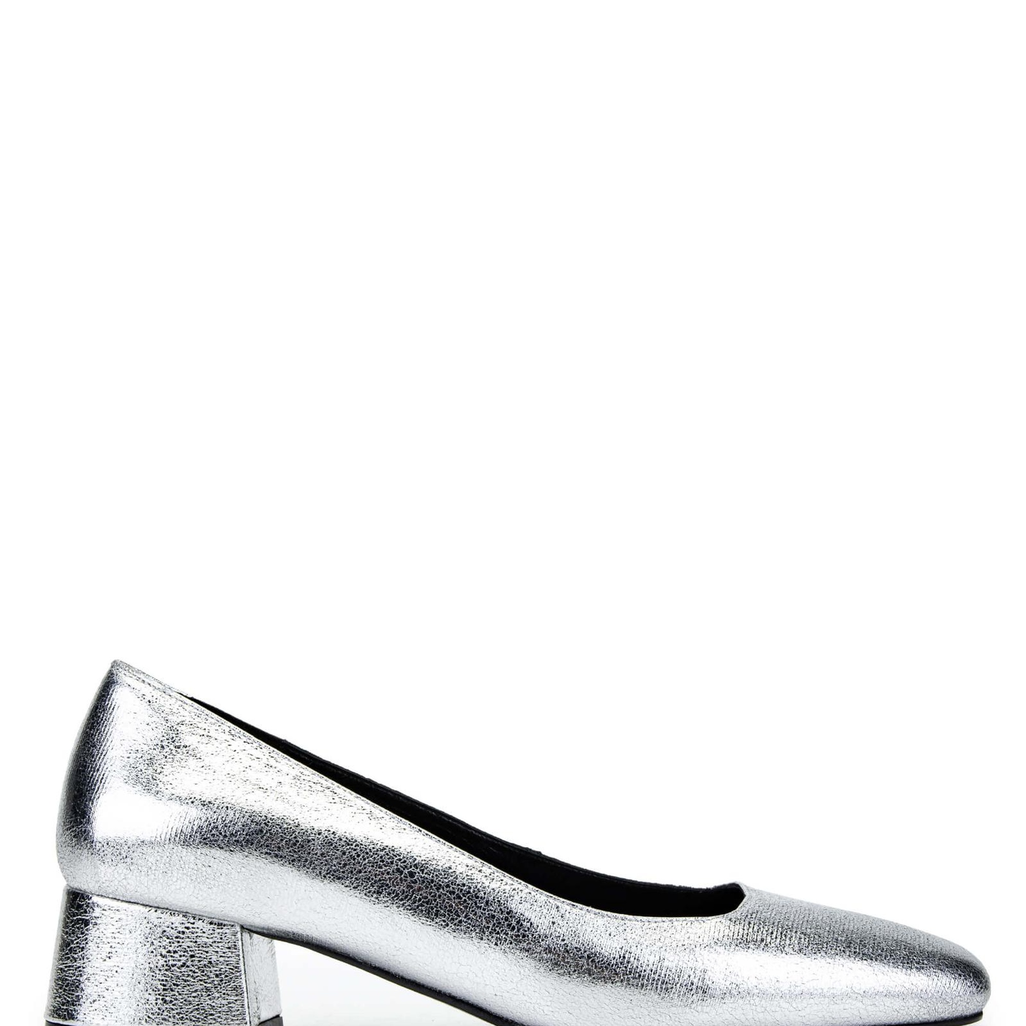 Tamer Tanca Kadın Hakiki Deri Gri Topuklu Ayakkabı