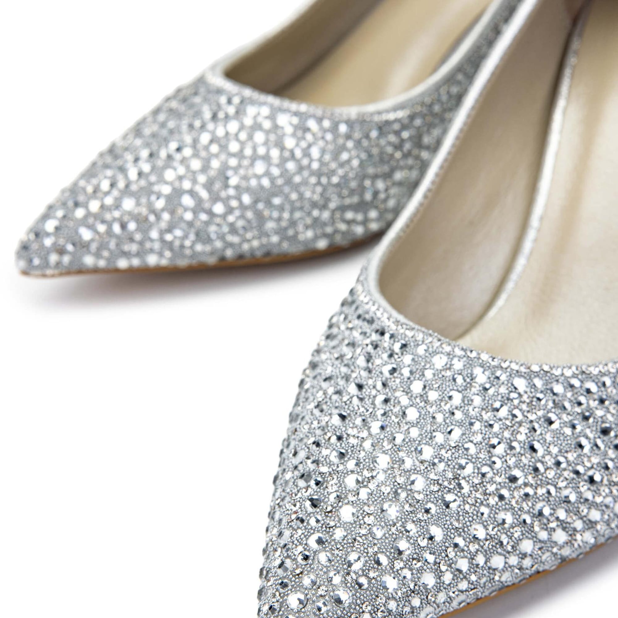 Tamer Tanca Kadın Hakiki Deri Gümüş Topuklu Ayakkabı