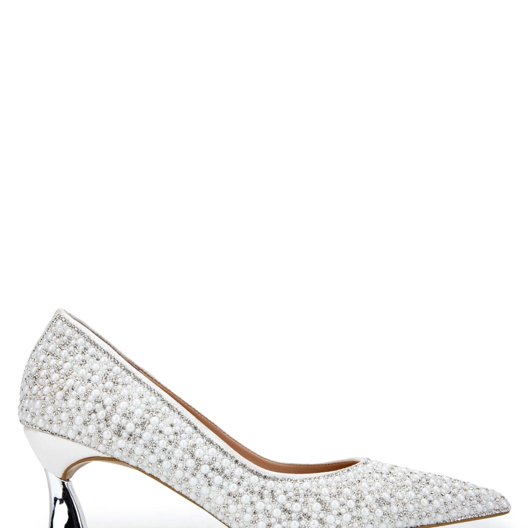 Tamer Tanca Kadın Hakiki Deri Bej Topuklu Ayakkabı