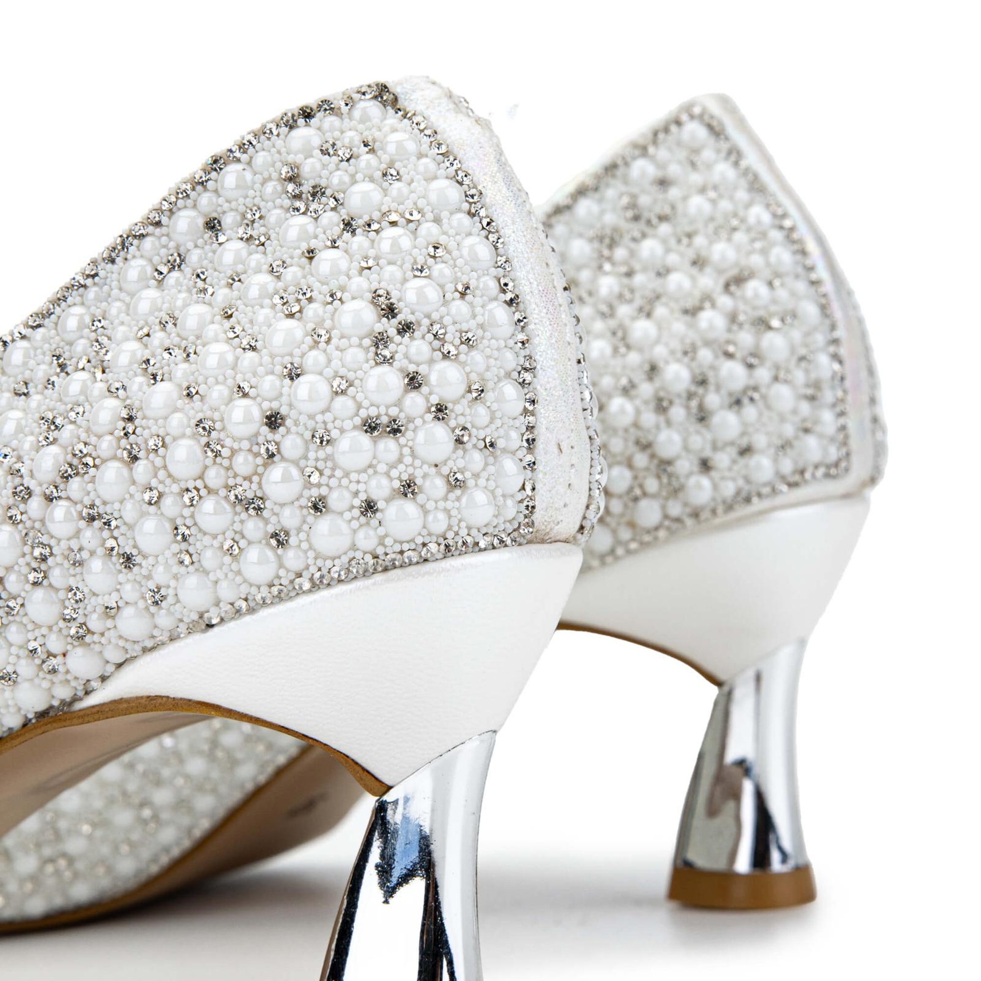 Tamer Tanca Kadın Hakiki Deri Bej Topuklu Ayakkabı