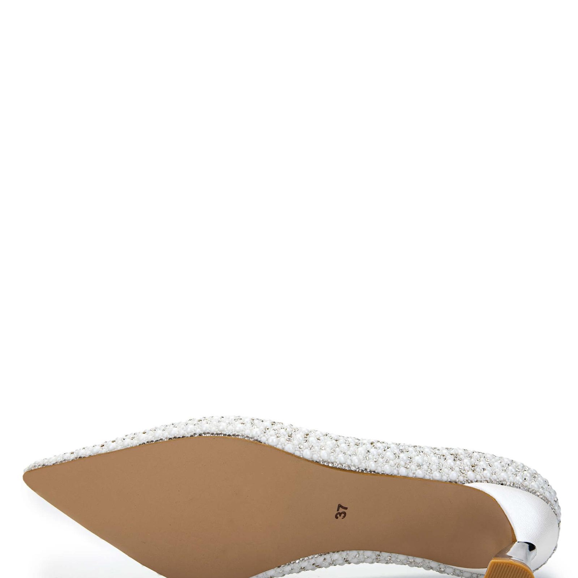 Tamer Tanca Kadın Hakiki Deri Bej Topuklu Ayakkabı