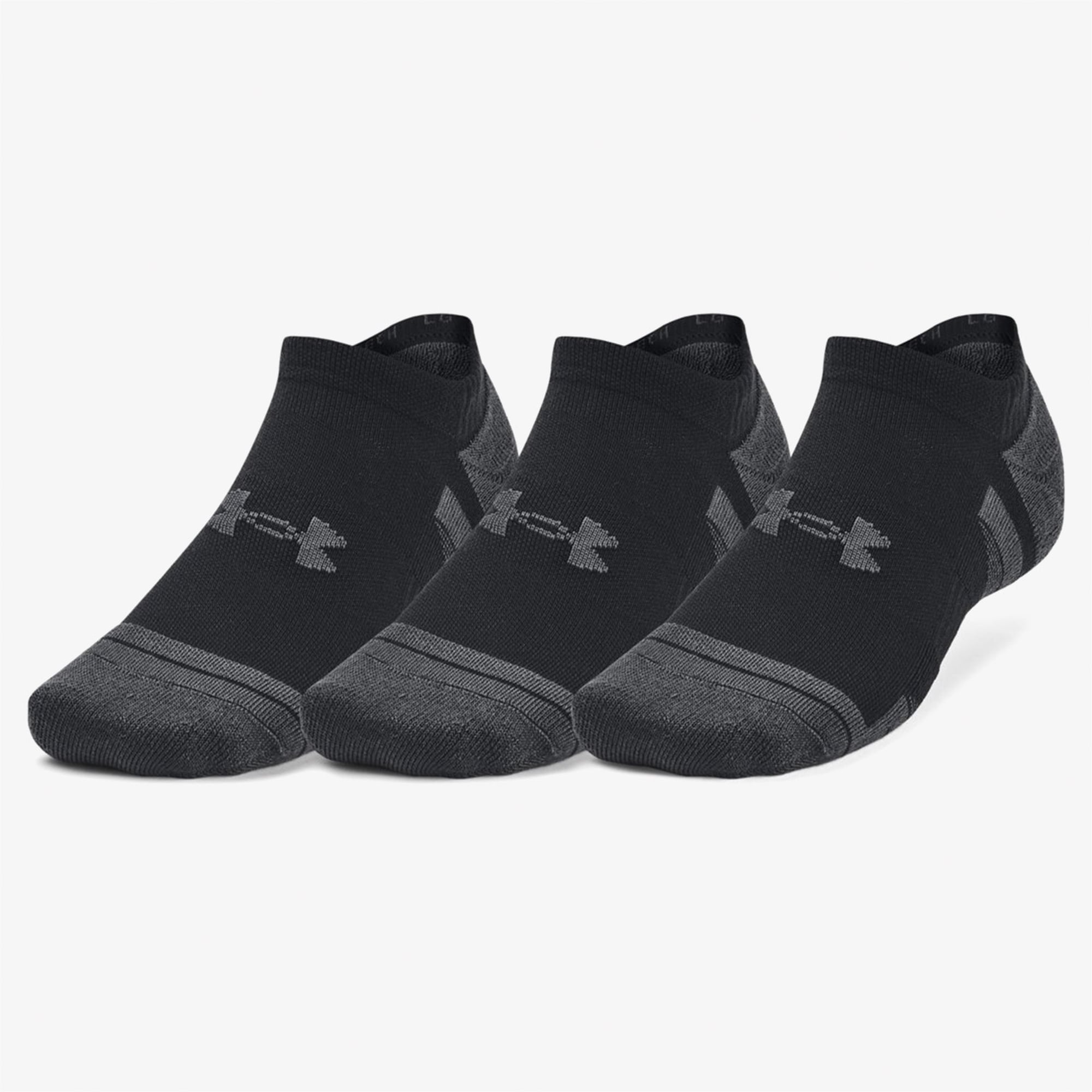 Under Armour Performance Tech Unisex Siyah 3'lü Çorap